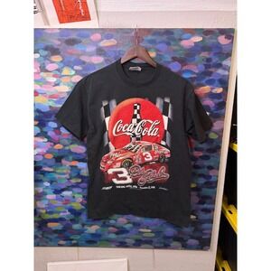 Vintage 1998 Dale Earnhardt Coca-Cola Racing T-Shirt Twin Ring Motegi Mens M